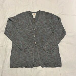 Charming Talbots  long cardigan V-neck sweater .